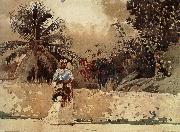 Winslow Homer The way to the market Sweden oil painting artist